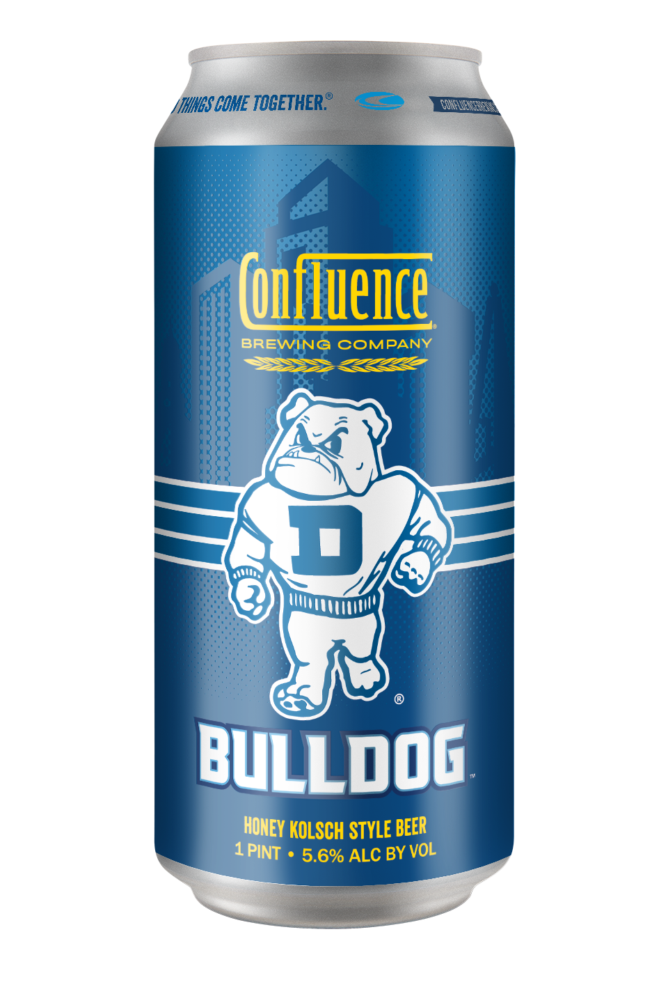 Bulldog Honey Kolsch Beer Can